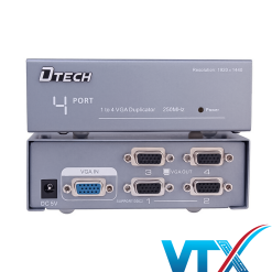 Bộ chia VGA 1 to 4 port DTech DT7254
