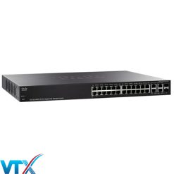 Switch chia mạng Cisco 28Port 10/100/1000Mbps PoE - Cisco SG300-28PP