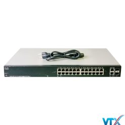 Switch chia mạng Cisco 26Port 101001000Mbps PoE – Cisco SG200-26P (2)
