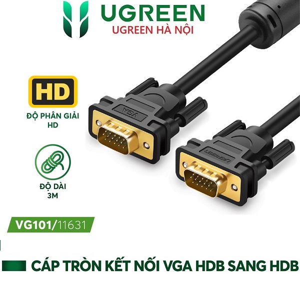 Ugreen 11633, Dây, Cáp VGA 10M