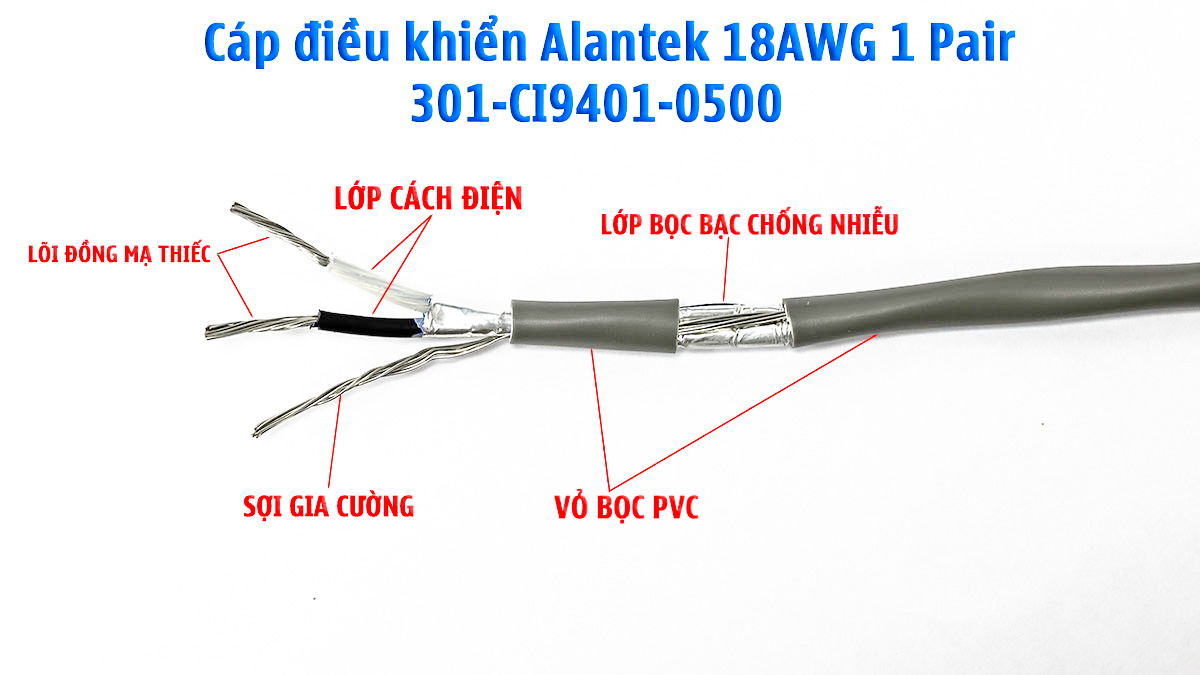 cáp điều khiển alantek 18a1p