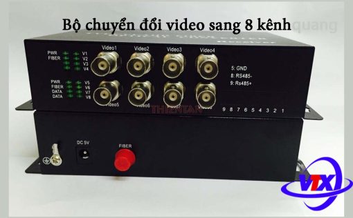 Bộ chuyển đổi video sang quang 8 kênh