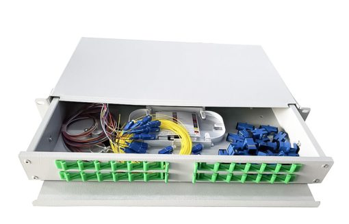 Hộp phối quang khay trượt lắp rack 24FO