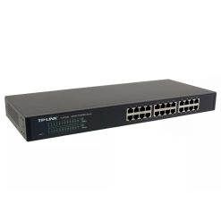 Mặt trước góc nghiêng phải Switch chia mạng TP-LINK 24 Port 10_100Mbps TL-SF1024