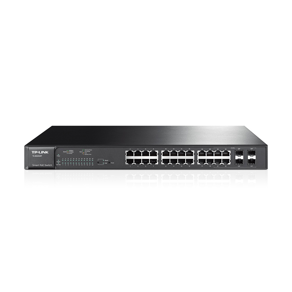 Switch chia mạng TP-LINK 24 Port 101001000Mbps PoE TL-SG2424P (1)