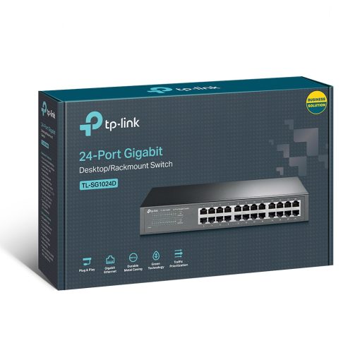 Switch chia mạng TP-LINK 24 Port 101001000Mbps TL-SG1024D (5)