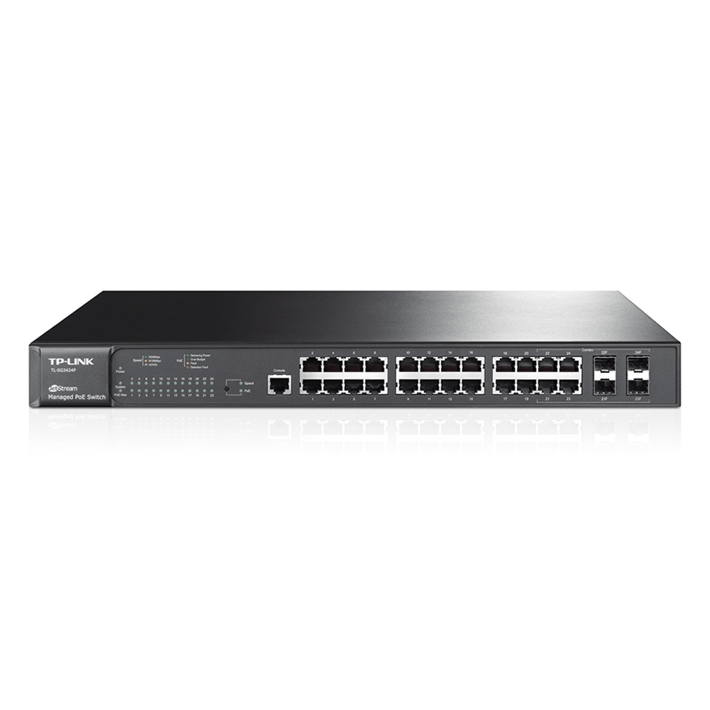 Switch chia mạng TP-LINK 24 Port PoE TL-SG3424P