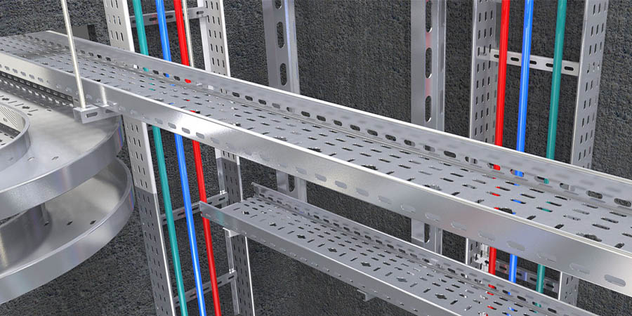 hình ảnh hệ thống khay cáp (Cable Tray)