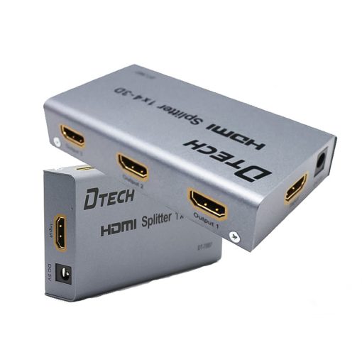 Bộ chia cổng HDMI 1 ra 4 cổng Dtech DT-7007