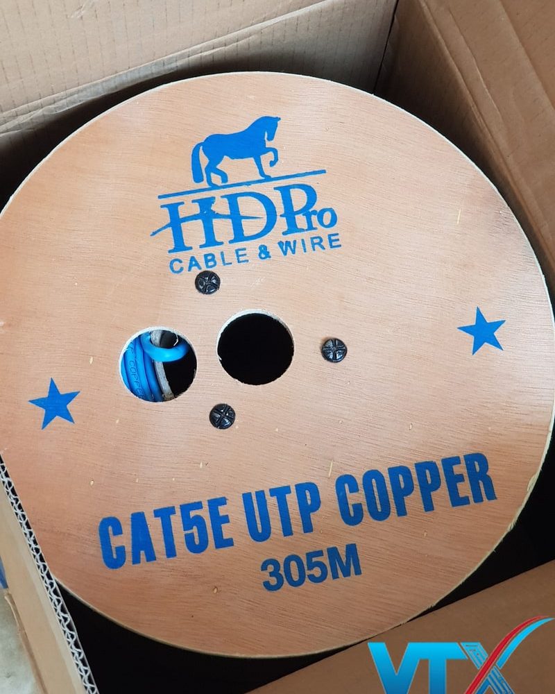 Cáp mạng Cat5e UTP đồng nguyên chất