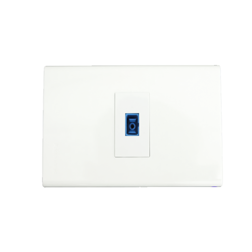 Bộ wall plate quang chuẩn SC 1 cổng_1