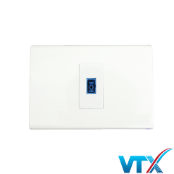 Bộ wall plate quang chuẩn SC 1 cổng_1