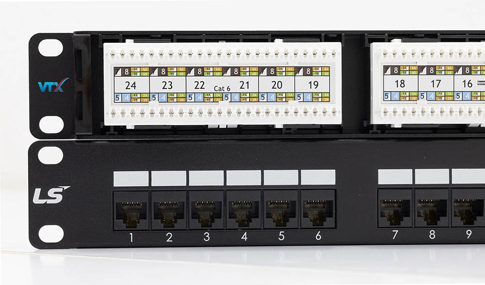 Thanh Patch Panel LS Cat6 LS-PP-UC6-24P-WM-EC 24P