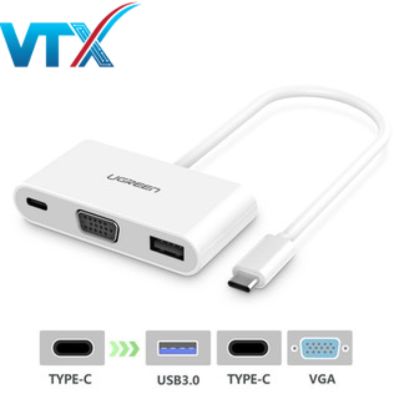 Cáp chuyển đổi USB type C to USB 3.0 dẹt Ugreen