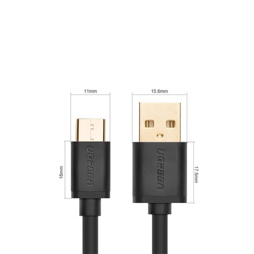 Cáp USB type C sang USB 2.0 dài 1.5m Ugreen 30160