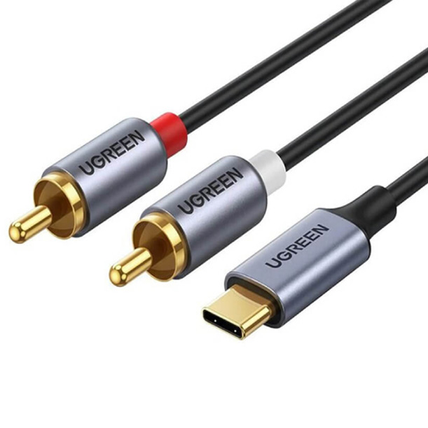 Cáp chuyển đổi USB Type C sang RCA dài 0.5m Ugreen 30733 cao cấp
