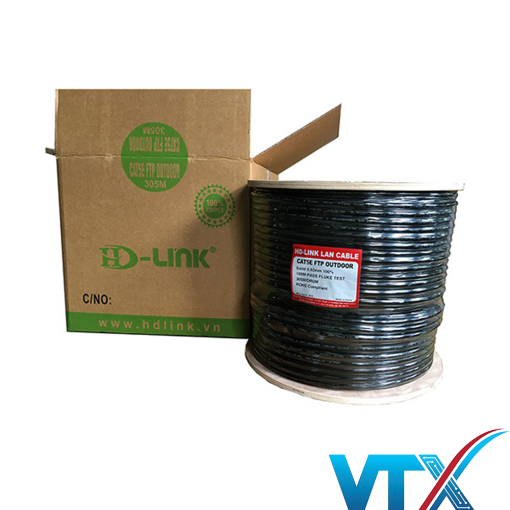 Cáp mạng HD Link Cat5e FTP Copper Outdoor