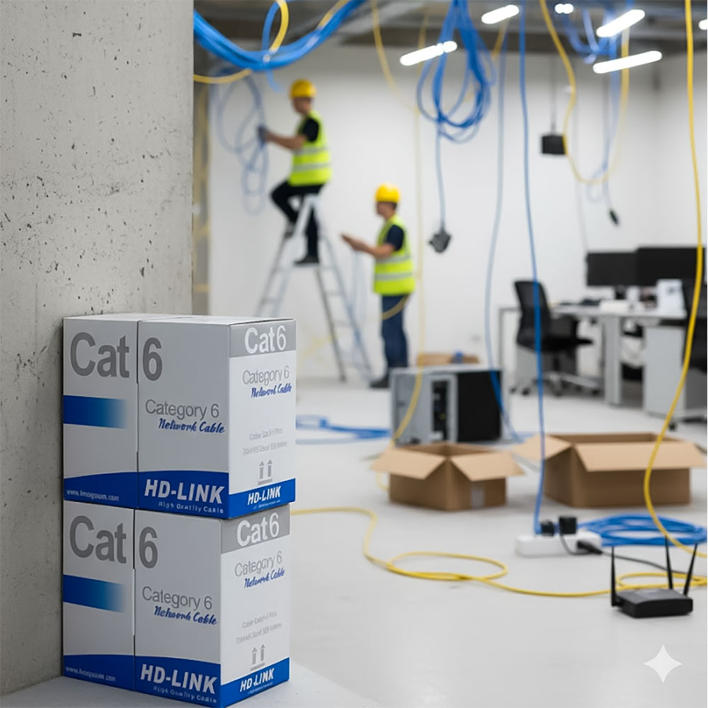 Cáp mạng HD Link Cat6 FTP CCAH_