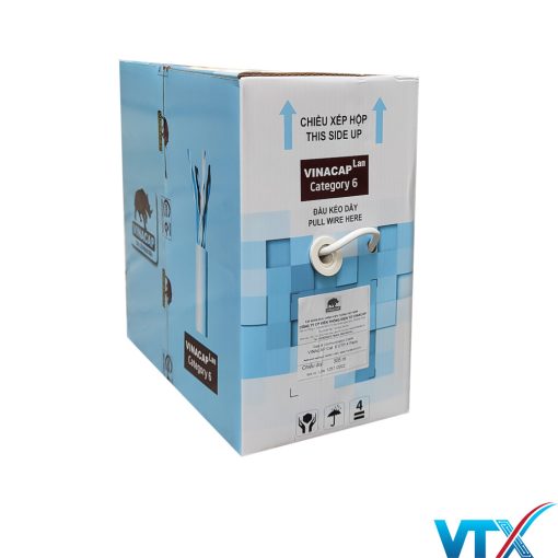 Cáp mạng Lan Vinacap Cat5e UTP Chính Hãng (2)