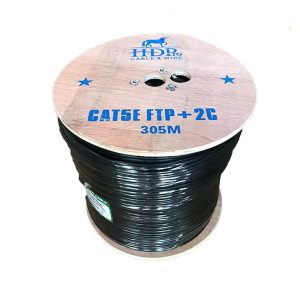 Cáp mạng kèm nguồn HDPRO Cat5e FTP + 2C CCA