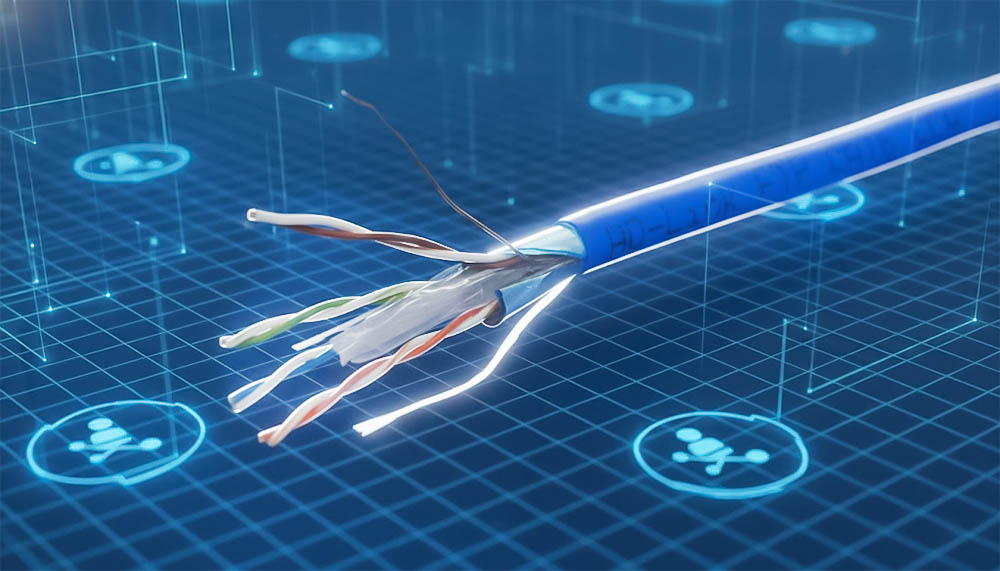 Cấu tạo cáp mạng HD Link Cat6 FTP lõi đồng