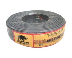 Dây điện thoại 2 đôi - 2 pair (4 lõi 2x2x0.5) Vinacap-1