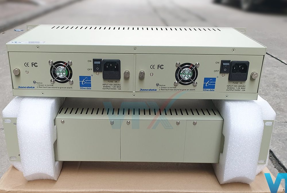 Khung nguồn tập trung 14 khe cắm converter Rack2000A