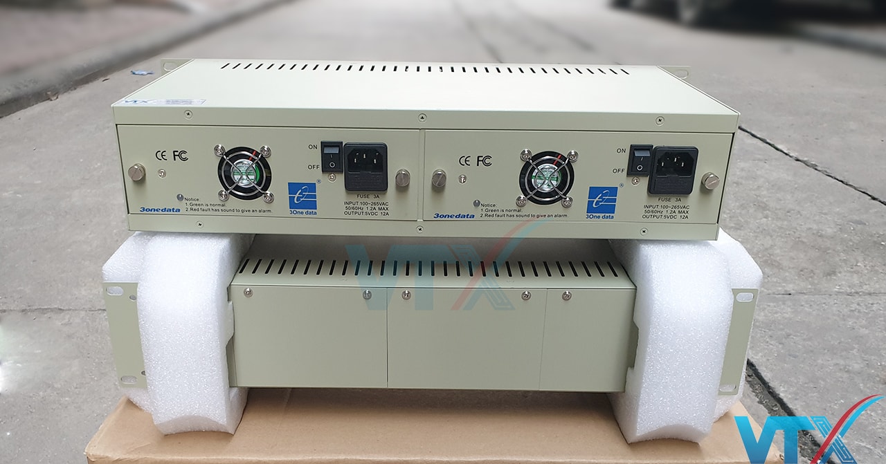 Khung nguồn tập trung 14 khe cắm converter Rack2000A