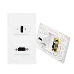 Ổ cắm âm sàn cổng HDMI + VGA cao cấp_3