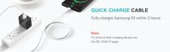 Ugreen 10693 Usb 3.0 To Usb C Flat Cable White 1.5M