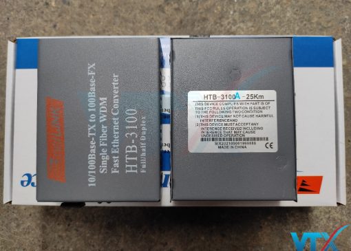Bộ chuyển đổi quang điện 1 sợi Netlink HTB-3100A/B