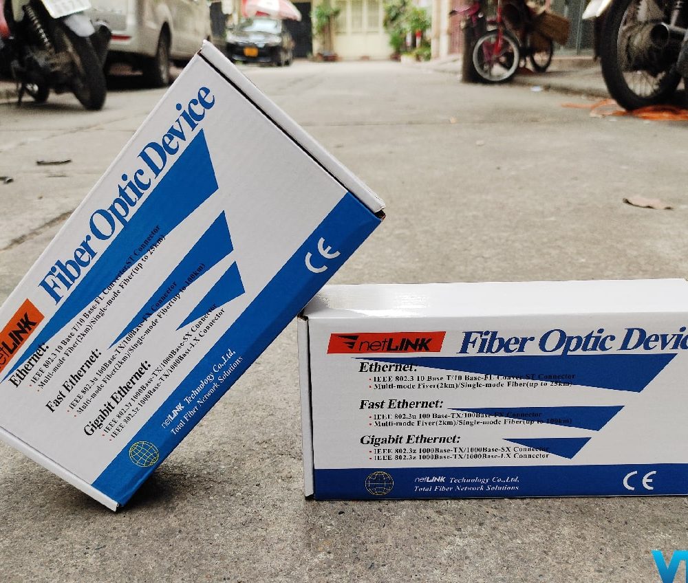 Bộ chuyển đổi quang điện 1 sợi Netlink HTB-3100A/B