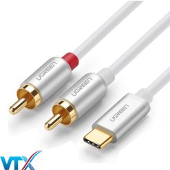 Cáp chuyển đổi USB Type C sang RCA dài 2m Ugreen 30736