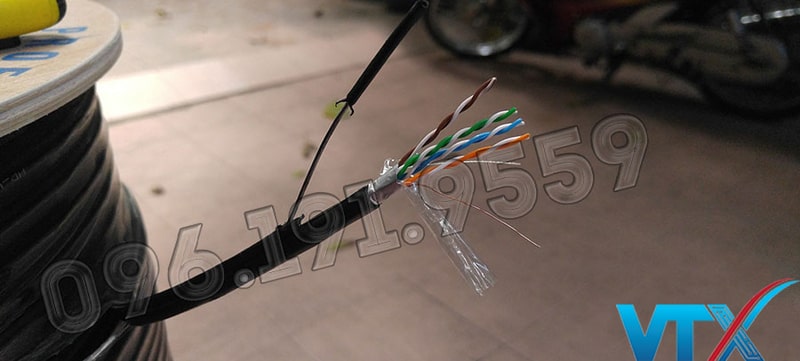 Cấu tạo cáp mạng HD-Link Cat5e FTP Copper Outdoor