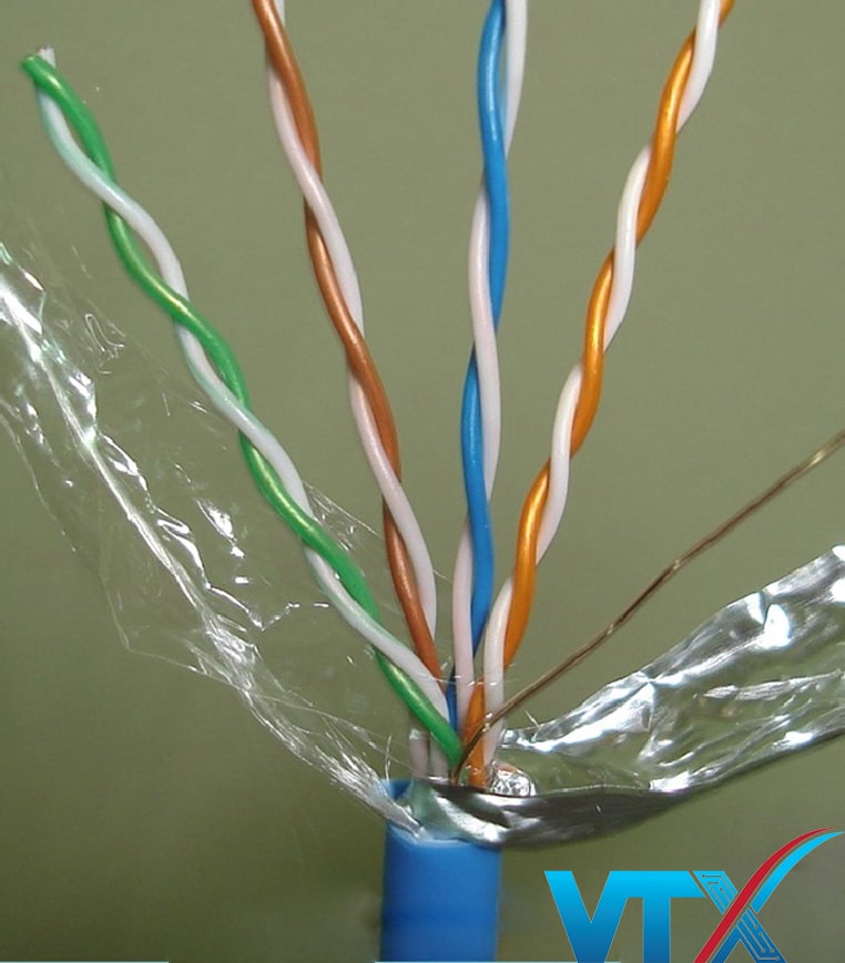 Cấu tạo Cáp mạng HD-Link Cat6 FTP CCAH lõi hợp kim
