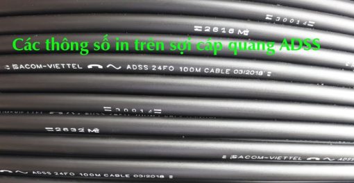 Cáp quang treo ADSS 24FO KV 100