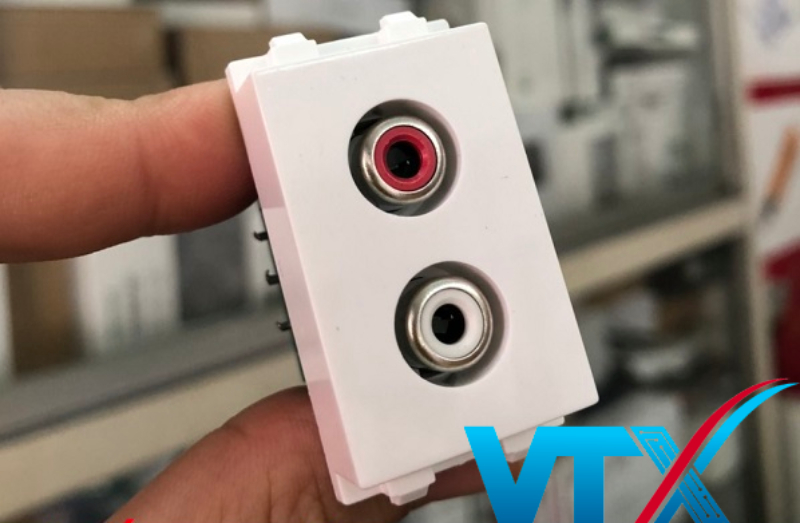 Nhân wall plate audio âm tường