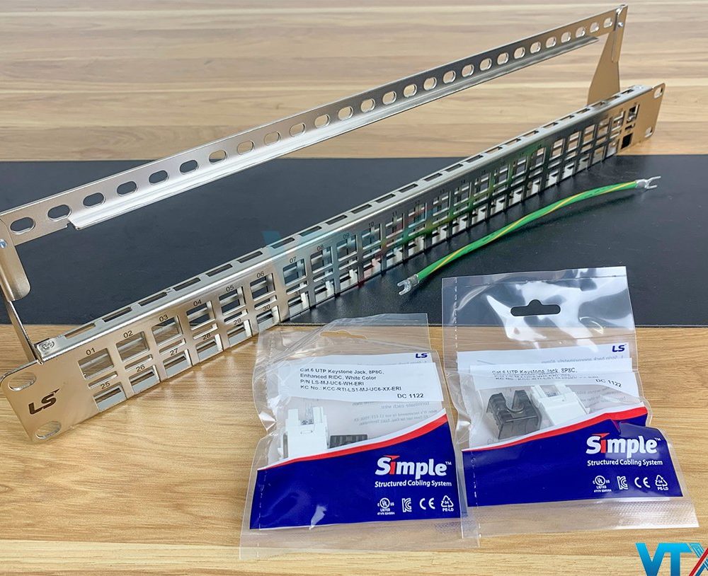 Patch panel LS Cat6 48 port