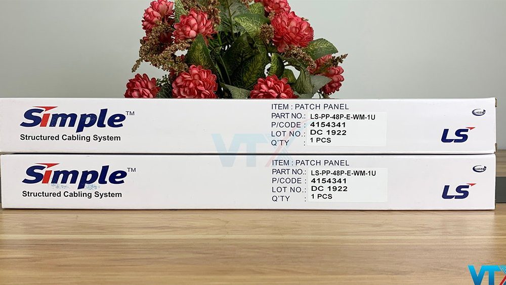 Patch panel LS Cat6 48 port