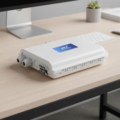 Ảnh chụp mặt trên Hộp phối quang ODF 16FO outdoor ngoài trời (vỏ nhựa) đầy đủ phụ kiện