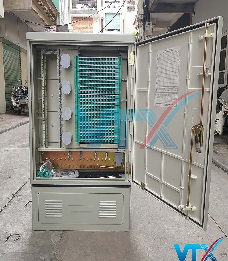 Tủ phối quang ODF 288FO ngoài trời đầy đủ phụ kiện_8
