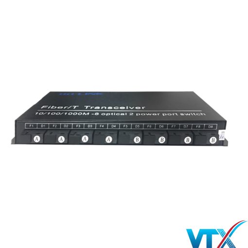 Switch quang 8 cổng SC + 2 cổng RJ45 1000Mbps (1)