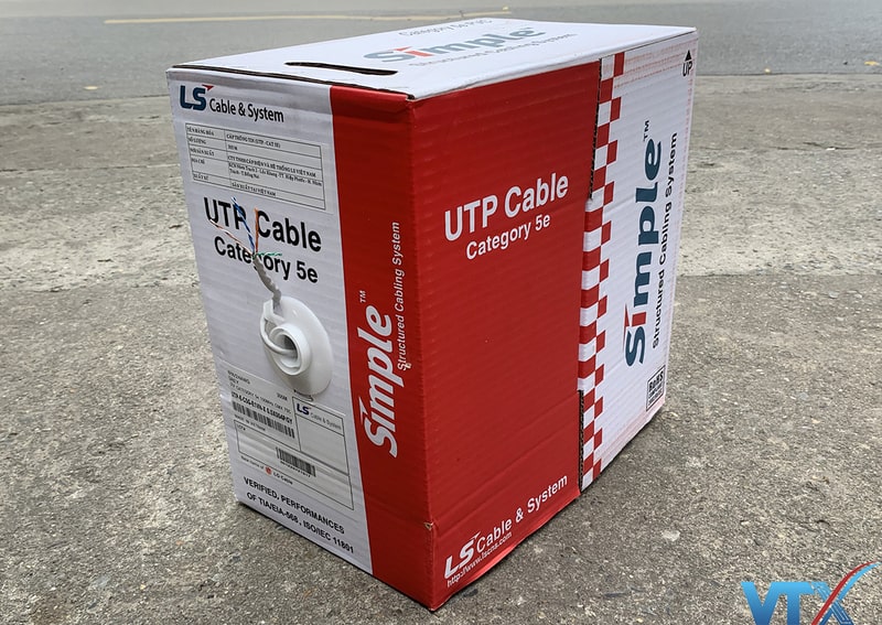 Cáp mạng Cat5e UTP chính hãng từ LS Korea