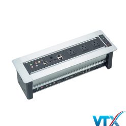 Hộp ổ cắm điện âm bàn Sino amigo STS-256 cao cấp (1)