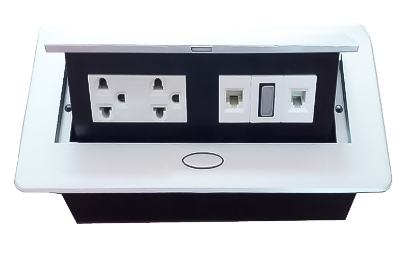 Hộp ổ cắm điện âm bàn Sino Amigo STS-212 nhập khẩu