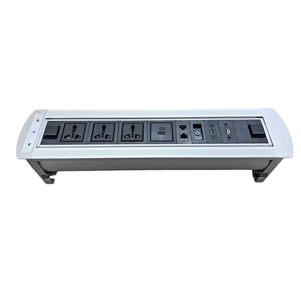 Hộp ổ cắm điện âm bàn Sino Amigo STS-240E cao cấp (2)