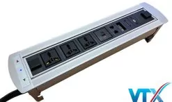 Hộp ổ cắm điện âm bàn sinoamigo STS-240E