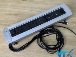 ảnh thực tế Hộp ổ cắm điện âm bàn sinoamigo STS-240E