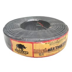 Dây điện thoại 2 đôi - 2 pair (4 lõi 2x2x0.5) Vinacap