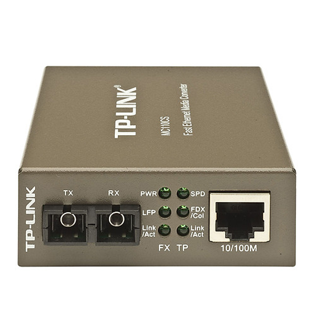 Converter quang TP-Link MC110CS Loại 2 sợi, 10100Mbps